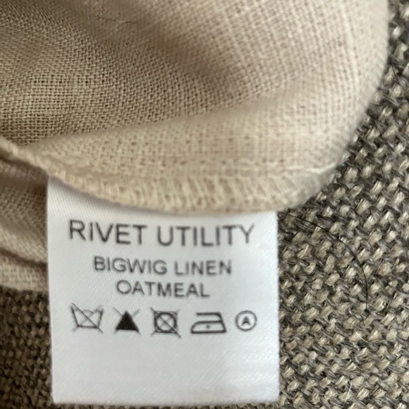 Rivet Utility Bigwig Linen Jumpsuit - Oatmeal - Small - Picture 10 of 11